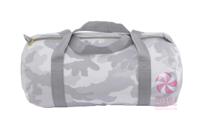 Snow Camo Seersucker Medium Duffel - Breckenridge Baby