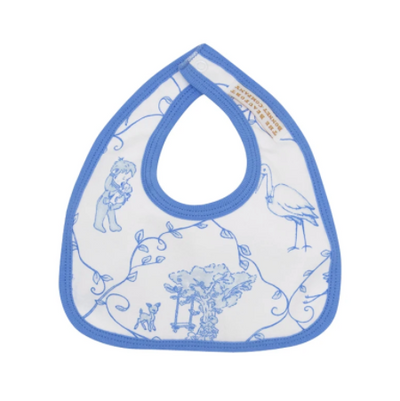 Bellyful Bib - Barbados Blue or Palm Beach Pink - Breckenridge Baby