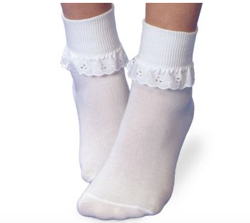 Jefferies Socks Eyelet Lace Socks (2154) - Breckenridge Baby
