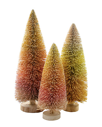 Glitter Buri Tree (Set of 3) - Pastel - Breckenridge Baby