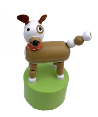 Dog Push Puppet - Breckenridge Baby