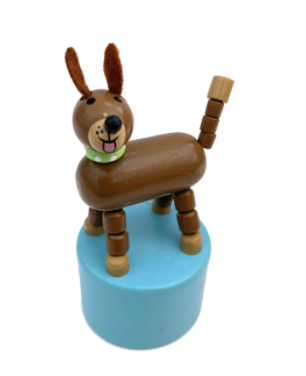 Dog Push Puppet - Breckenridge Baby