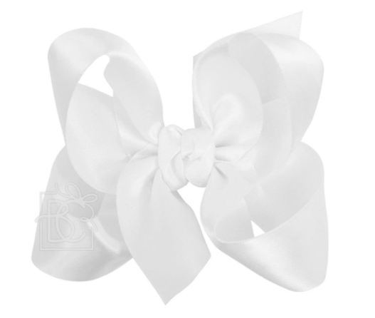 Satin Bow with Knot (Multiple Colors & Sizes Available) - Breckenridge Baby