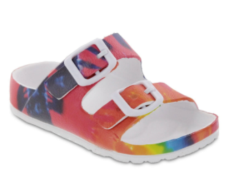 Girls' MIA Little Kid & Big Kid Little Jasmin Footbed Sandals - Rainbow - Breckenridge Baby