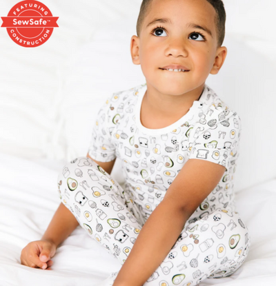 Brunch Brunch Modal Magnetic 2 Piece Toddler Pajamas - Breckenridge Baby