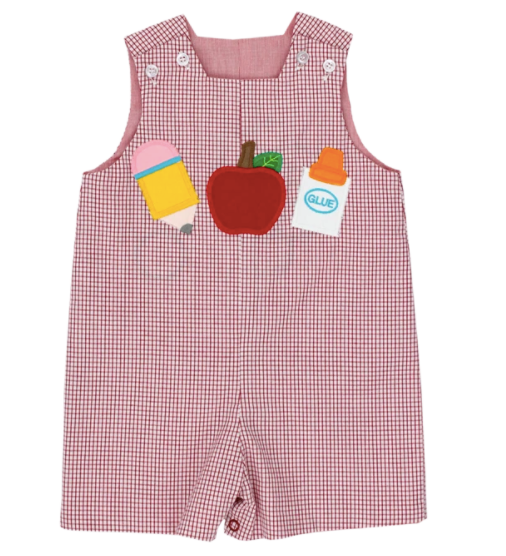 Reversible Back-to-School Jon Jon - Breckenridge Baby