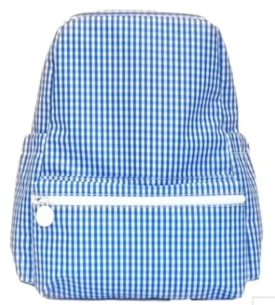 Backpacker Backpack - Gingham Royal - Breckenridge Baby