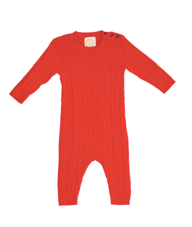 Pearson Playsuit - Richmond  Red - Breckenridge Baby