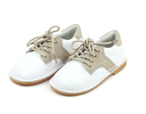 Rowan White/Sand Saddle Shoe - Breckenridge Baby