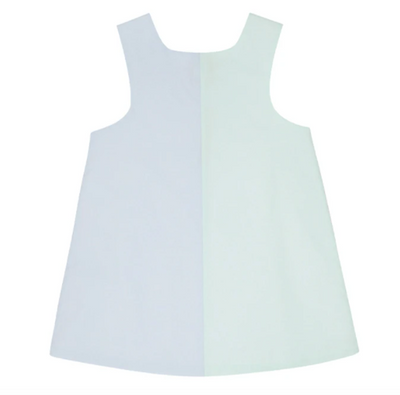 Katie Anne Colorblock Jumper - Buck Blue/Palm Beach Pink/ Sea Island - Breckenridge Baby