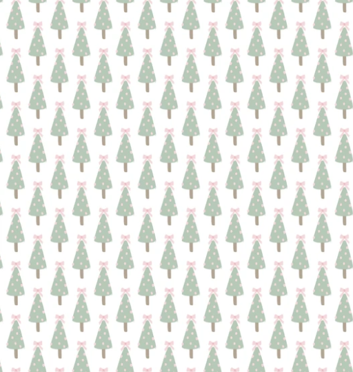 Julia Pajama Pant Set - Tiny Trees Pink - Breckenridge Baby