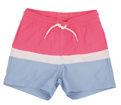 Country Club Colorblock Trunk - Hamptons Hot Pink - Breckenridge Baby