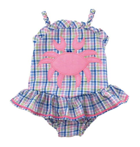 Crab One Piece with Ruffle - Breckenridge Baby