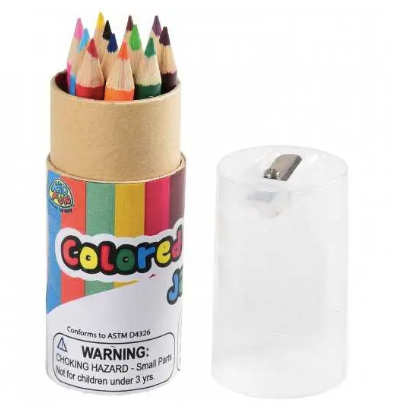Colored Pencils Jar - Breckenridge Baby