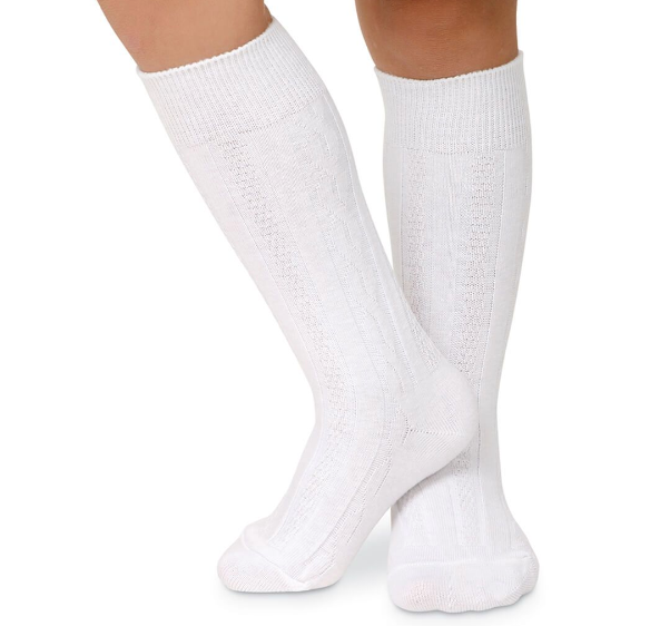 1625 Socks - Classic Cable Knit Knee High Socks - Breckenridge Baby