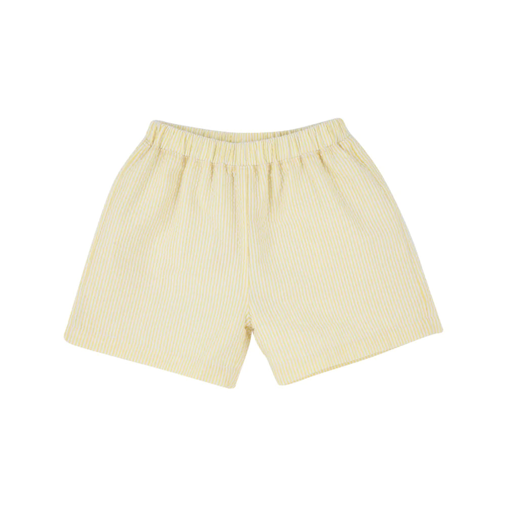 Shelton Shorts - Seaside Sunny Yellow Seersucker - Breckenridge Baby