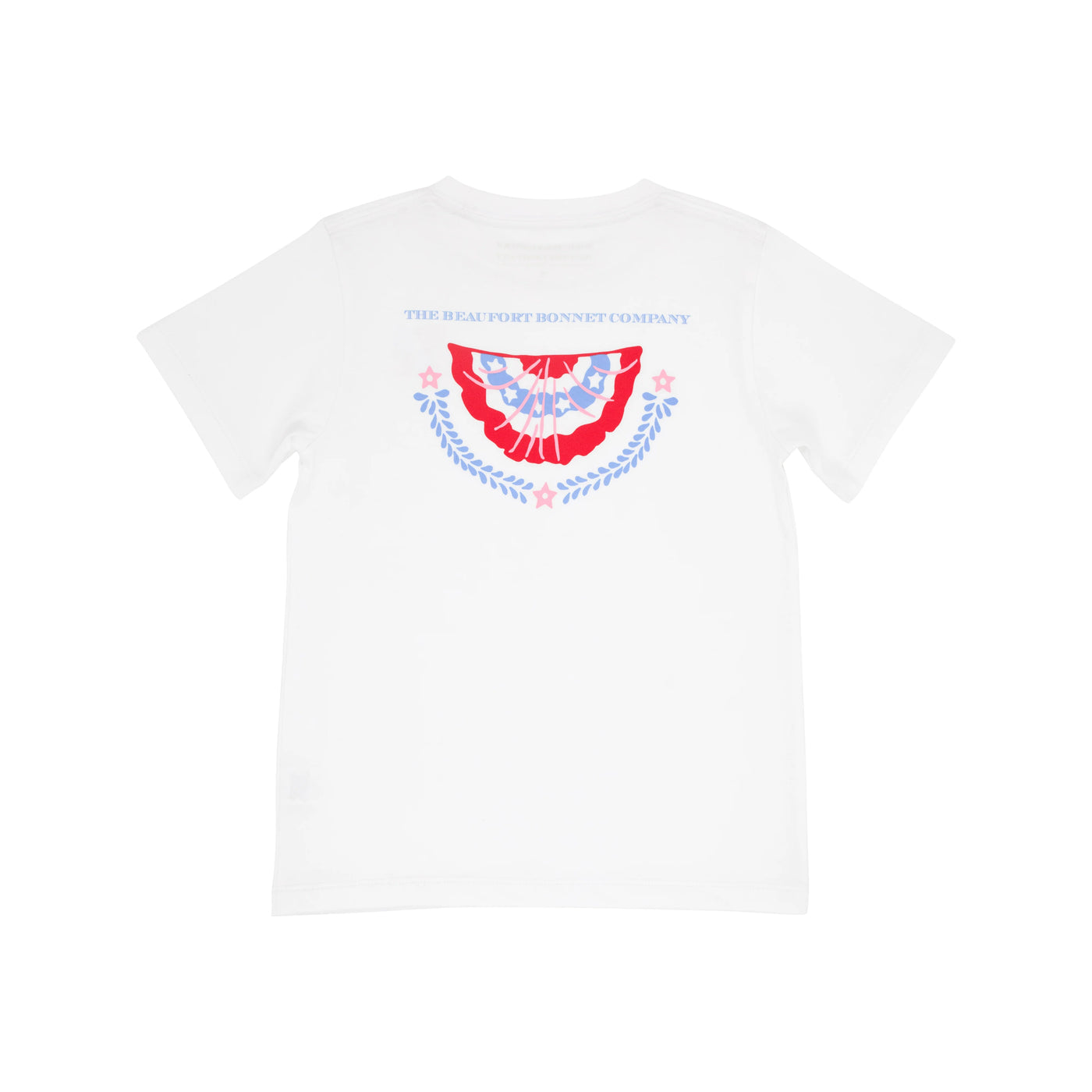 Sir Proper's T-Shirt - Worth Avenue White/American Swag - Breckenridge Baby