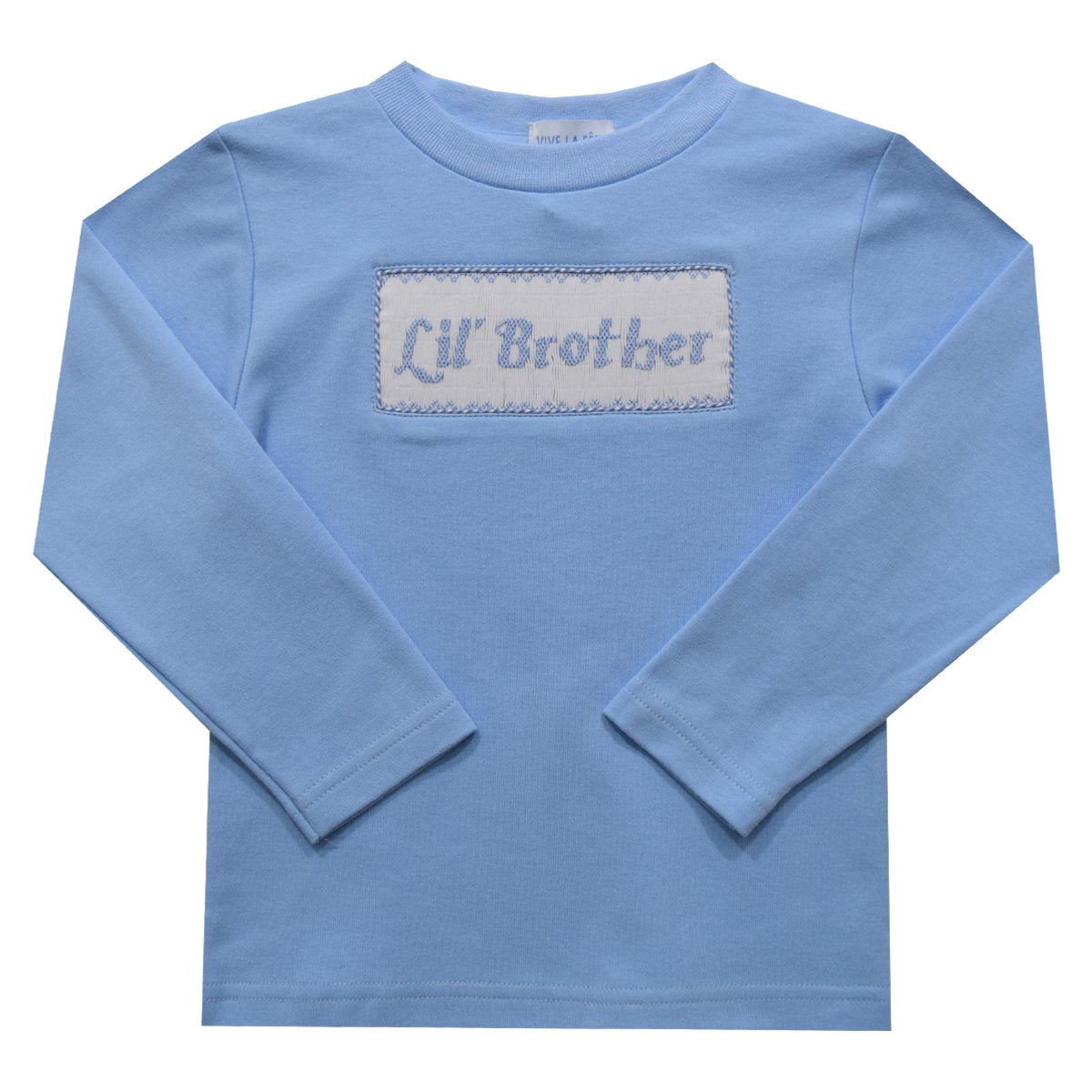 Little Brother Smocked Light Blue Knit Shirt - Breckenridge Baby