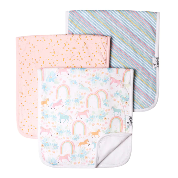 Whimsy Burp Cloth Set (3-pack) - Breckenridge Baby