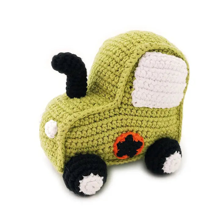 Green Tractor Rattle - Breckenridge Baby