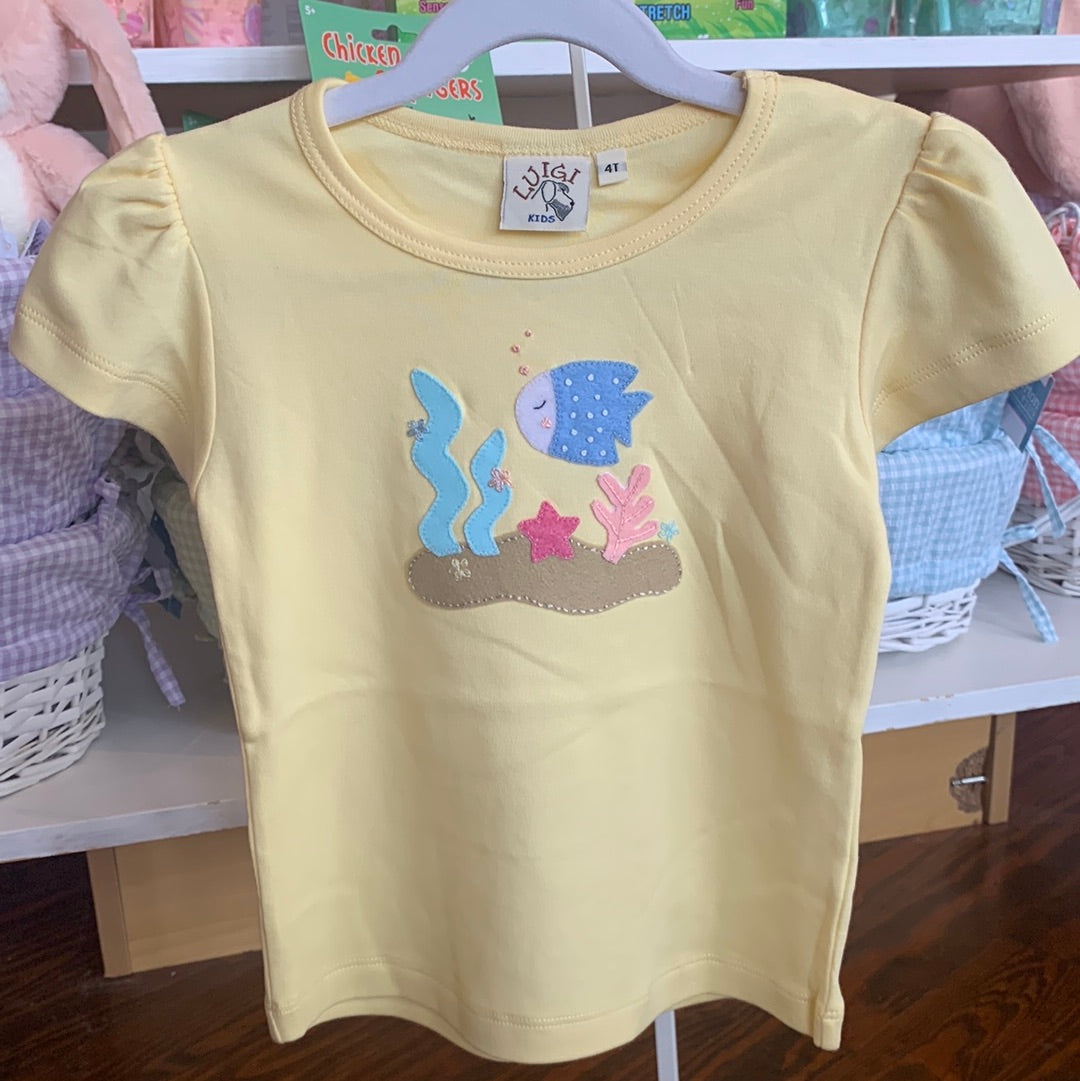 Tropical Fish Girls T-Shirt - Breckenridge Baby