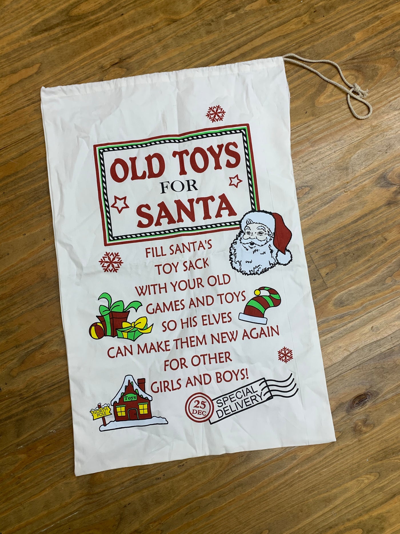 Old Toys for Santa Bag - Breckenridge Baby