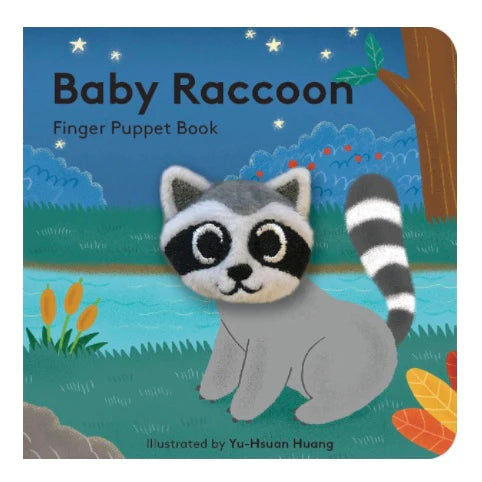 Baby Racoon Finger Puppet Book - Breckenridge Baby