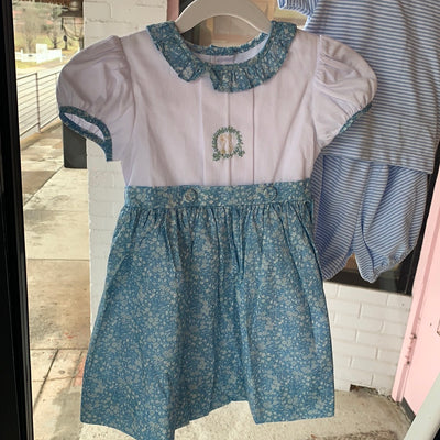Elle Button Dress - Robin Floral - Breckenridge Baby