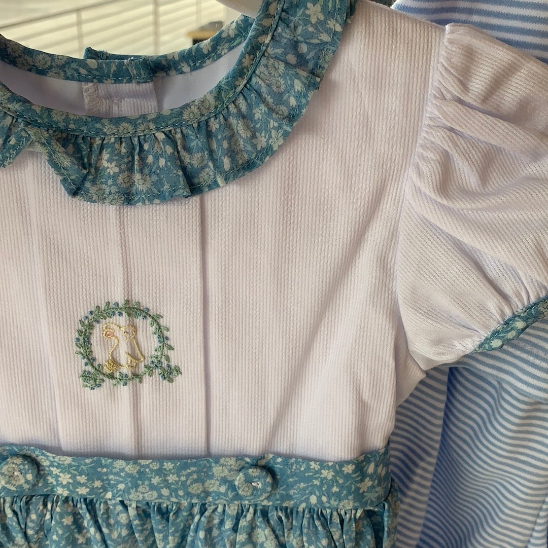 Elle Button Dress - Robin Floral - Breckenridge Baby