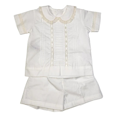 White Davis Short Set - Breckenridge Baby