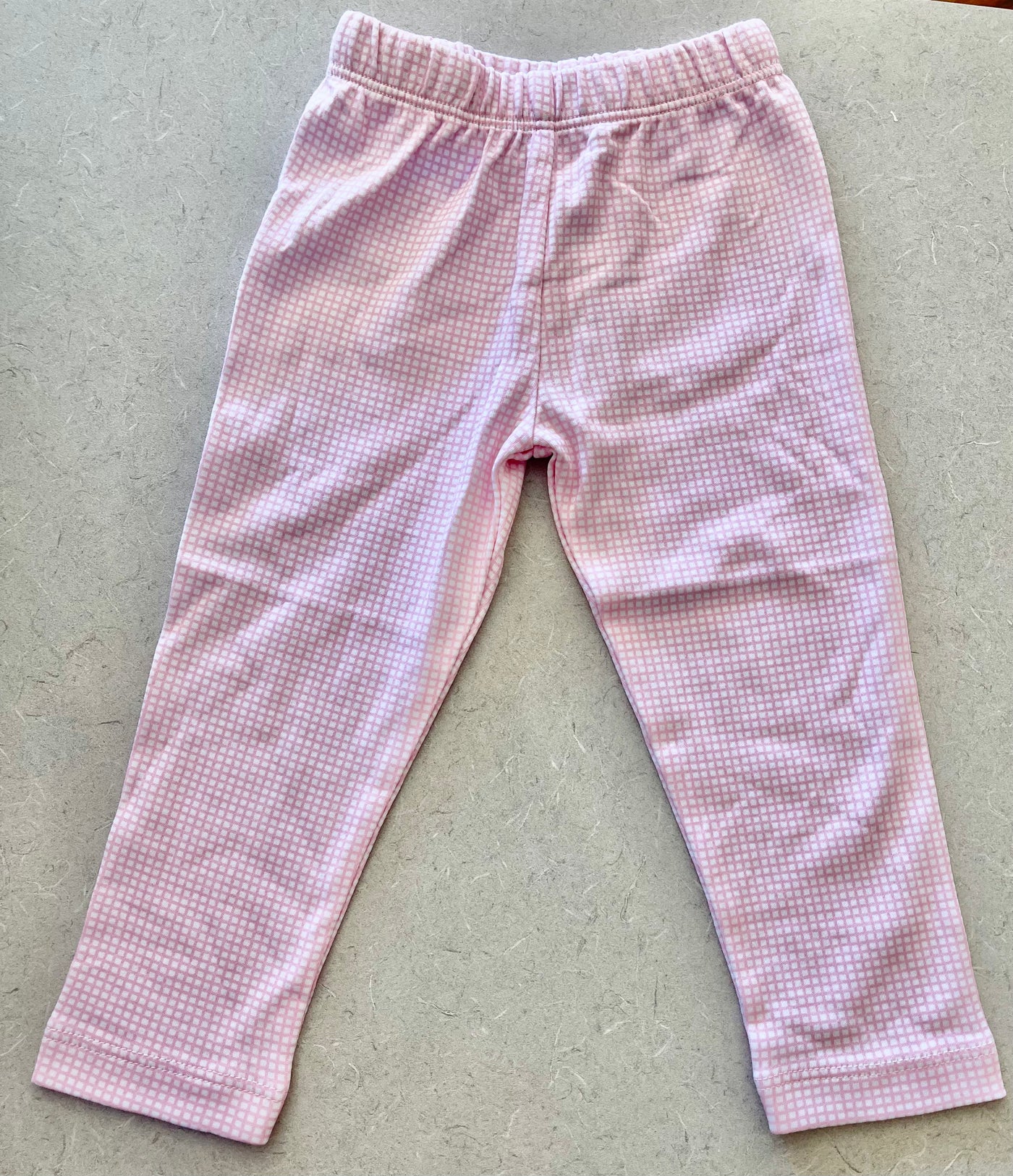 Pink Gingham Leggings - Breckenridge Baby