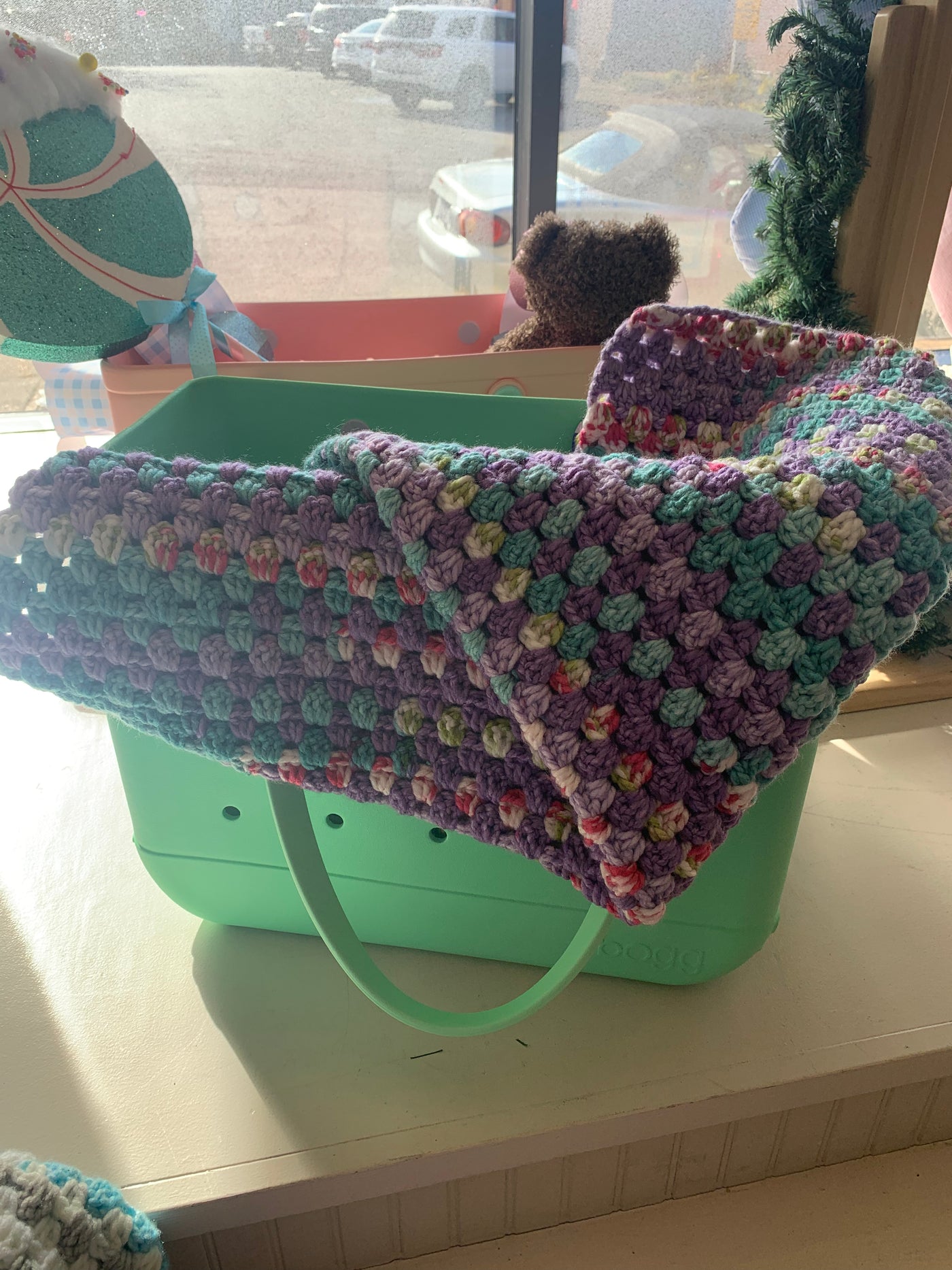 Girl's Crochet Blanket - Breckenridge Baby
