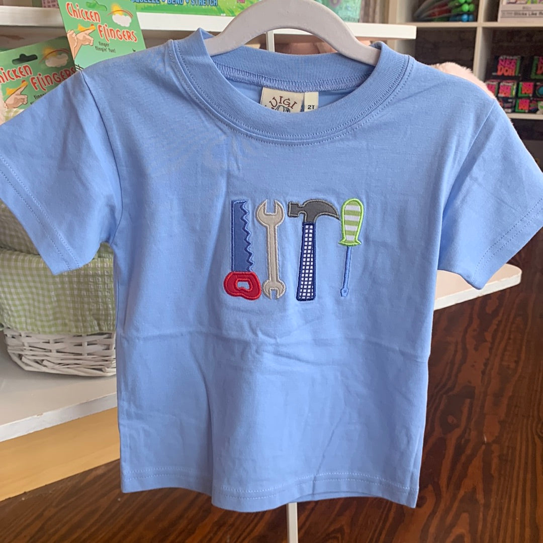 Sky Blue Tools T-Shirt - Breckenridge Baby