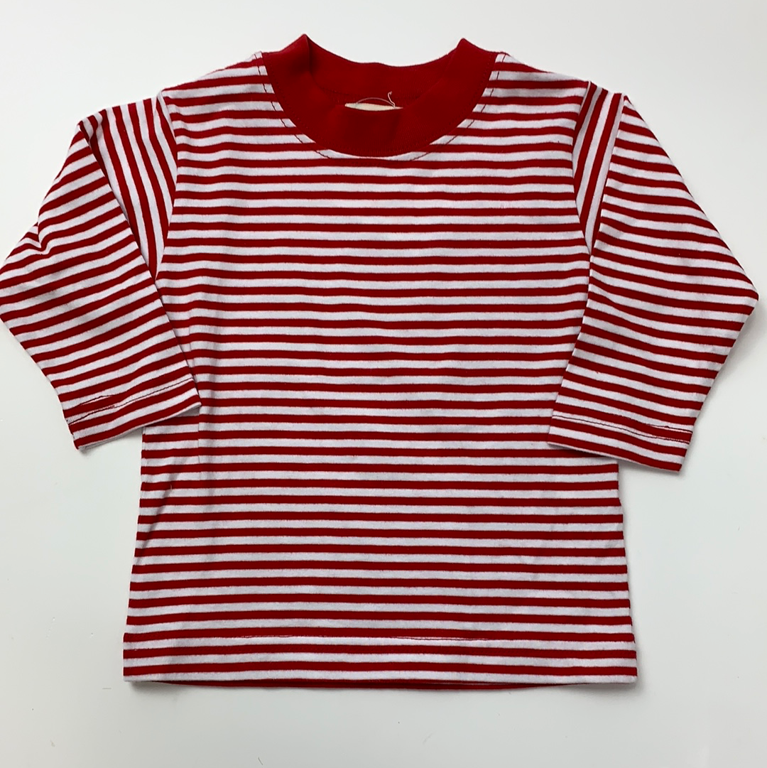 Long Sleeve Red Stripe Tee - Breckenridge Baby