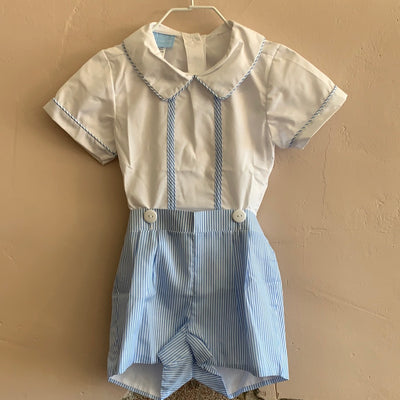 Sky Blue Ethan Set - Breckenridge Baby