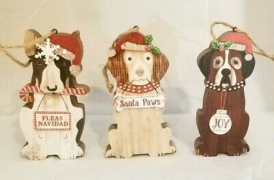 Wooden Dog Ornaments - Breckenridge Baby